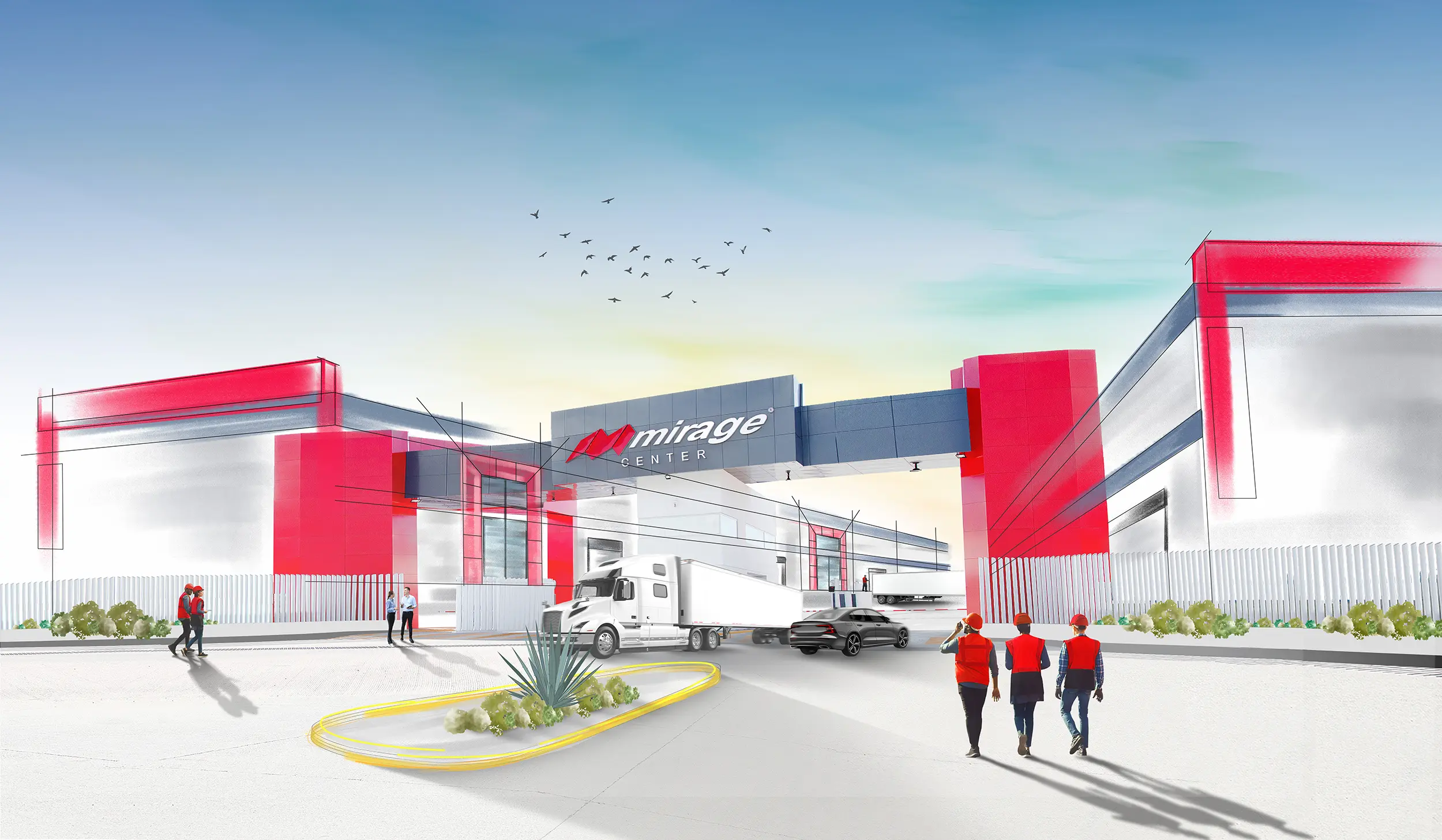 Centro Logístico Mirage, Tlajomulco de Zuñiga, México.